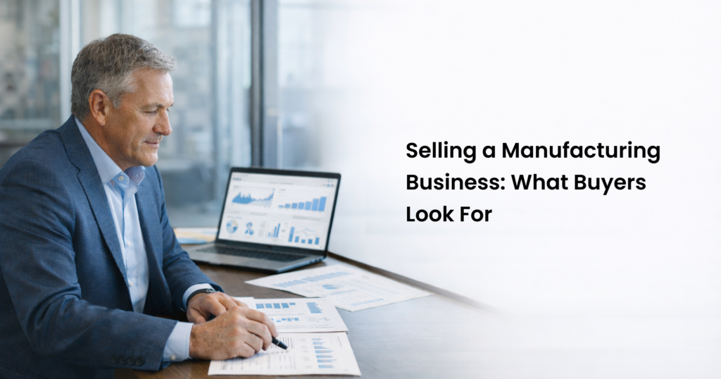 M&A advisor for manufacturing business owners