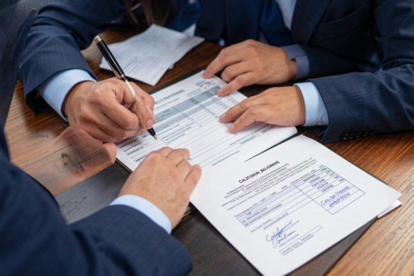 CPA reviewing depreciation recapture tax implications before California business sale