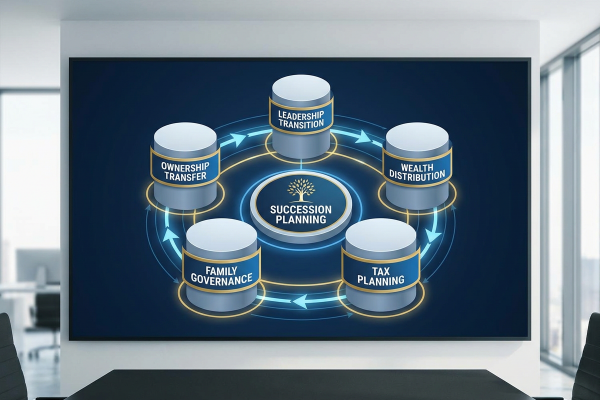 five components of family business succession planning ownership leadership wealth tax governance