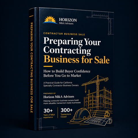 Contractor Business Sale Preparation Guide
